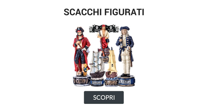 Scacchi figurati tematici italfama pirati dei caraibi