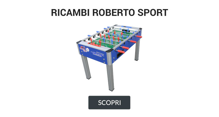 Ricambi calciobalilla roberto sport angolari cartoncino sottovetro molle boccole