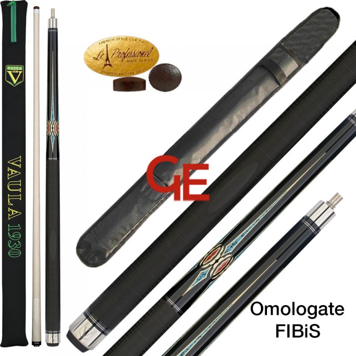 Stecca biliardo internazionale 5 birilli 9 birilli Goriziana Vaula Laser 3 basic, omologata FIBIS . Smont.le 2 pz. con puntale in acero, cuoio diam. m.12,2, con ricambio e fodero omaggio Stecca biliardo internazionale 5 birilli 9 birilli Goriziana Vaula Laser 3 basic, omologata FIBIS . Smont.le 2 pz. con puntale in acero, cuoio diam. m.12,2, con ricambio e fodero omaggio