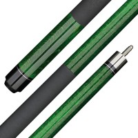 Stecca Pool Jolly verde due pezzi  lunghezza stecca 145 cm  diametro cuoio 13 mm  peso standard 19 oz, 2 cuoi, foderino omaggio