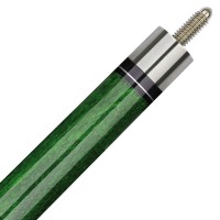 Stecca Pool Jolly verde due pezzi  lunghezza stecca 145 cm  diametro cuoio 13 mm  peso standard 19 oz, 2 cuoi, foderino omaggio