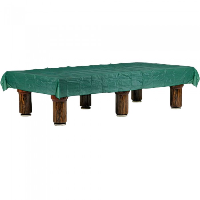 Biliardo coperta impermeabile in plastica per tavolo biliardo pool, fino a 9 piedi, colore verde, misure cm.300x200