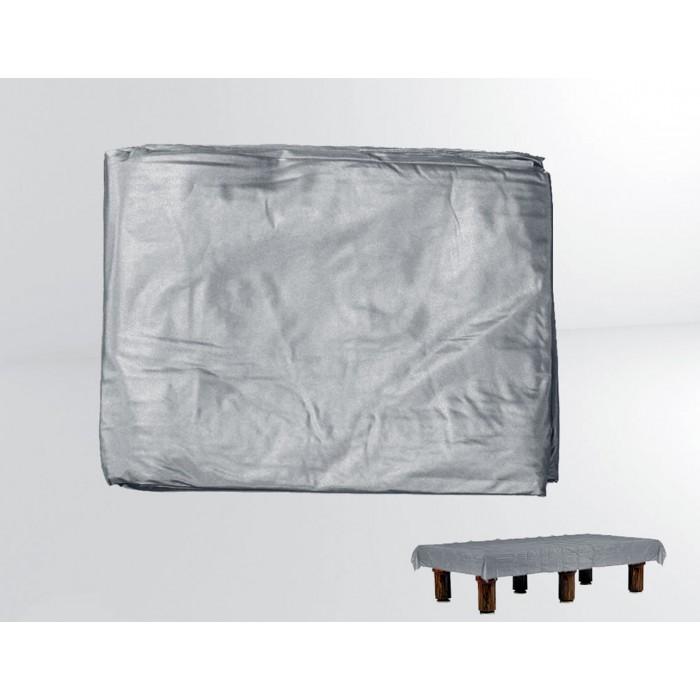 Biliardo coperta impermeabile in plastica per tavolo biliardo all'italiana e internazionale cm 380x240 colore grigio