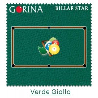 Gorina Billar Star panno per biliardo Pool  7,5 piedi, taglio panno cm. 295x150