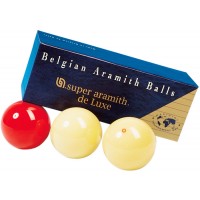 Super Aramith De Luxe set tre biglie per biliardo senza buche specialità carambola  mm.61,5.