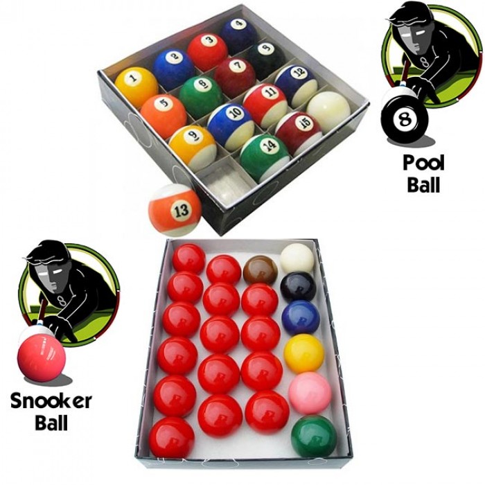 Offertissima ! OAH biglie kit con un set di biglie OAH Pool  mm.57,2 e un set di biglie OAH Snooker  mm.57,2. 