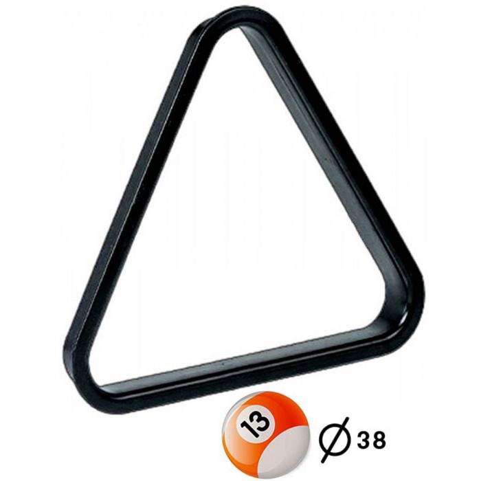 Triangolo in pvc per spacco gioco pool  bilie mm.38.