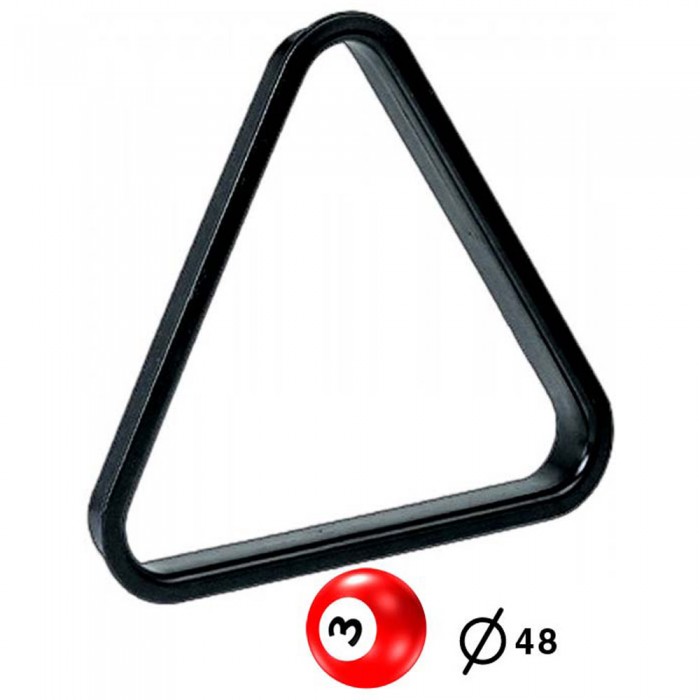 Triangolo in pvc per spacco gioco pool bilie  mm.48.