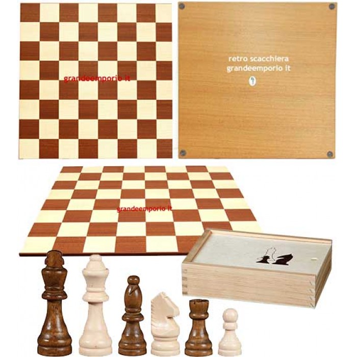 Numero 5 pezzo degli scacchi legno betulla CASE DARK 