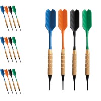 Dardi set di 12 Freccette Softdard Super Slim, punta in plastica, 1-4 BSF 2BA 18gr.