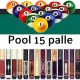 Pool carambola 15 palle