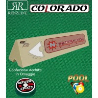  Colorado panno biliardo 43% lana e 57% poliestere. Taglio panno cm.260x168 per biliardo Pool 7 piedi, campo da gioco cm.200x100. In abbinamento set di 6 gomme sponde Longoni Super Pro, ed omaggio.