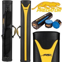 Stecca biliardo custodia fodero Predator Sport black rigido con manicoe tracolla 2 calci e 4 punte, dotazione grsso Predator omaggio