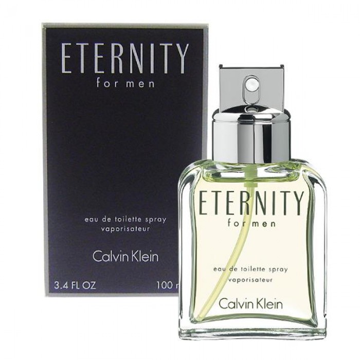 Calvin Klein eternity for men eau de toilette 100 ml  3.4 fl.oz Natural spray vaporisateur