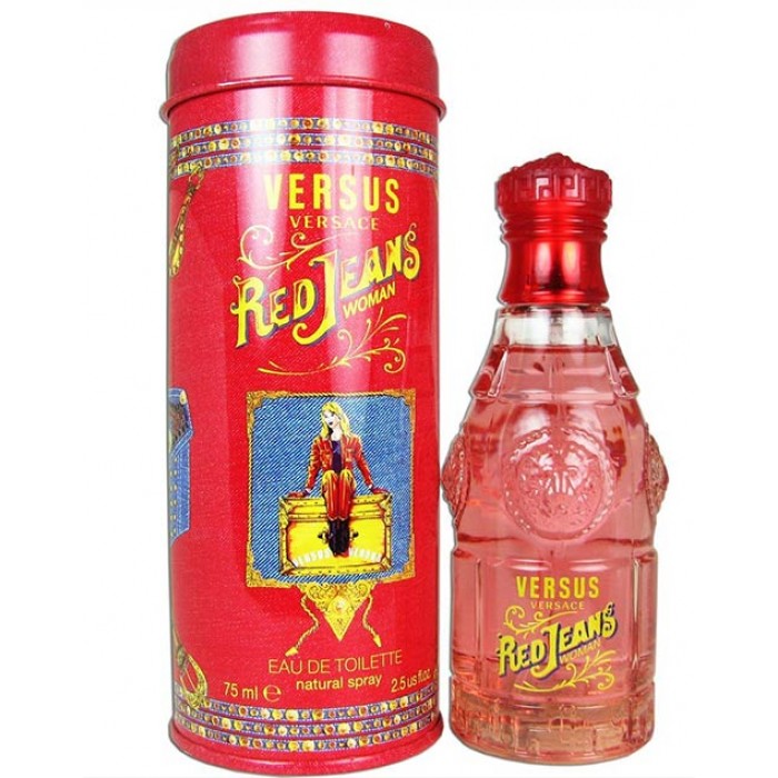 Versace red jeans woman eau de toilette 75 ml 2.5 FL.OZ. Natural spray vaporisateur