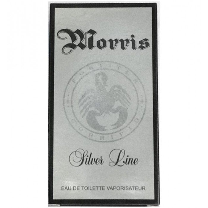 Morris fortiter corripio silver line pour homme  eau de toilette 100 ml 3.3 FL.OZ. Natural spray vaporisateur