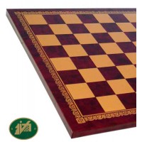 Scacchi artistici tematici Italfama Firenze, i Templari, Re h. cm.8, base diametro mm.25, realizzati in resina, scolpita e pitturata a mano con scacchiera Italfama simil cuoio cm. 40x40 casella m.45x45