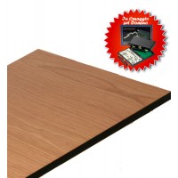 Completo scacchiera legno mogano e acero Rechapados Ferrer, cm. 40x40x1,3, casa mm.45, con Scacchi Classico Italfama legno palissandro e acero, torniti e rifiniti a mano. Re h m85, base  m.34.