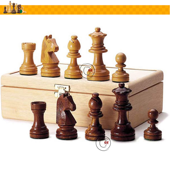 LIBRO Pezzi degli scacchi ponderati American Staunton in legno pregiato legni palissandro 
