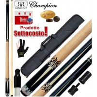 Renzline Champion KH10 Limited Edition stecca pro smontabile 2 pz., biliardo pool tutte le discipline cm. 147 punta  m.13. Corredo fodero  Duke, accessori, ricambi e omaggio. Speciale prezzo!