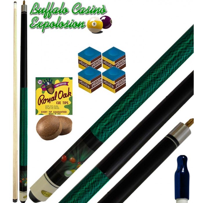 Buffalo Casinò Explosion stecca biliardo pool, tutte le discipline. Stecca 2pz. cm.145 cuoio mm.12, con ricambi e omaggio. Buffalo Casinò Explosion stecca biliardo pool, tutte le discipline. Stecca 2pz. cm.145 cuoio mm.12, con ricambi e omaggio.