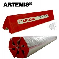 Artemis sponda in gomma professional profilo K66 per biliardo pool. Set sei liste cm.120 ciascuna.