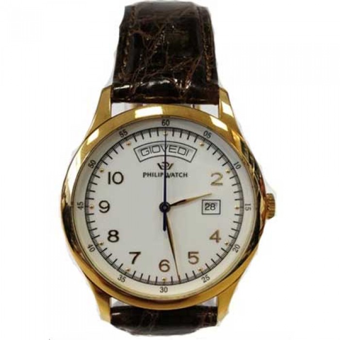 Philip Watch Gold Collection Swan R8051141141 uomo quarzo swiss oro 18k