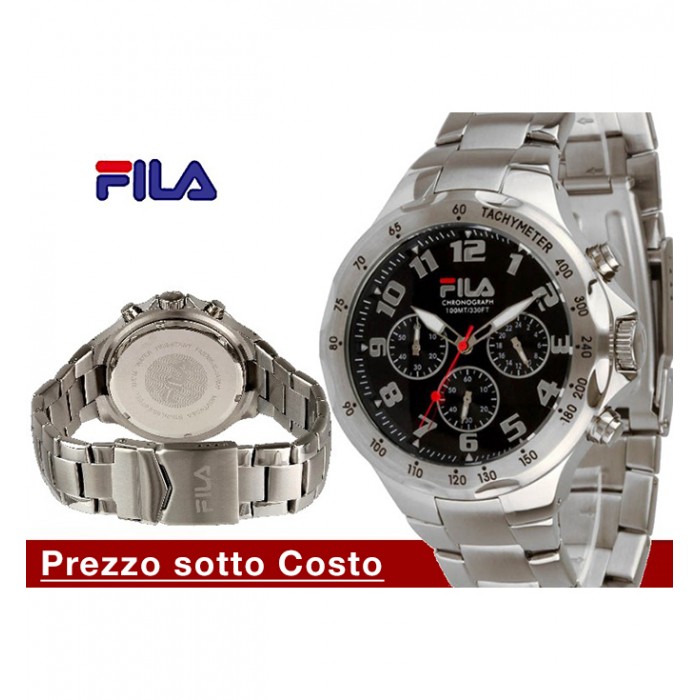 Fila Highway orologio crono, mvt. quarzo, datario, sub mt. 100.