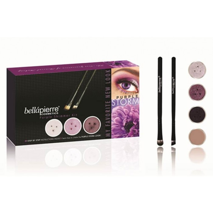 Bellapierre make-up Get the look kits Purple Storm ombretto. 