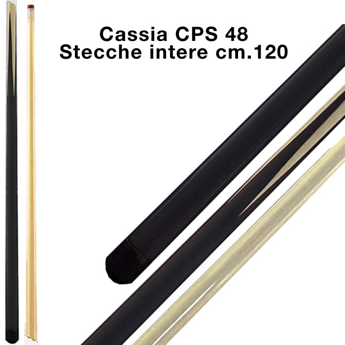 CPS Cassia 48 stecca biliardo intera cm.120, cuoio a vite, biliardo tutte le discipline.